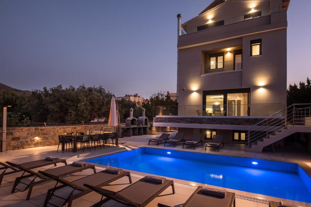 Luxury Villa Marelina ヘルソニソス エクステリア 写真